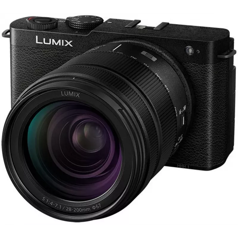 Panasonic Lumix DC-S9 fotocamera con kit obiettivo 28-200mm, nero intenso (DC-S9HE-K)