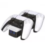 Venom Twin Docking Station - stazione di ricarica - 3 porte di uscita (2 x Dock Connector, USB)