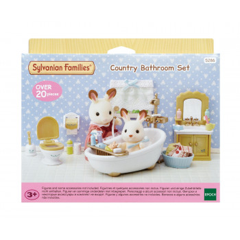 Set da gioco mobili bagno in stile country Sylvanian Families