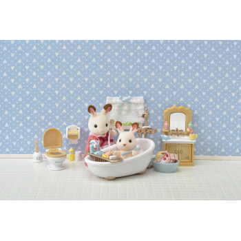 Set da gioco mobili bagno in stile country Sylvanian Families