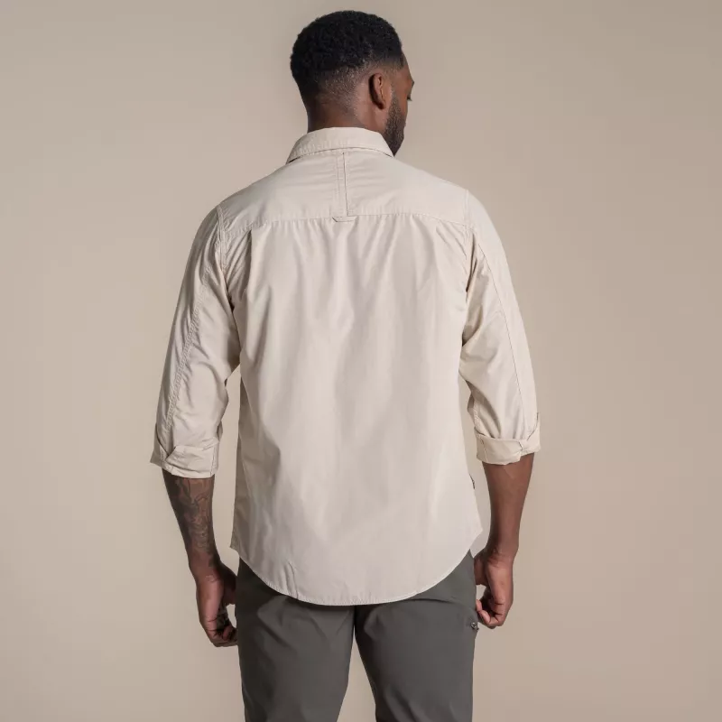Craghoppers Kiwi II camicia da viaggio a maniche lunghe - Oatmeal - XL