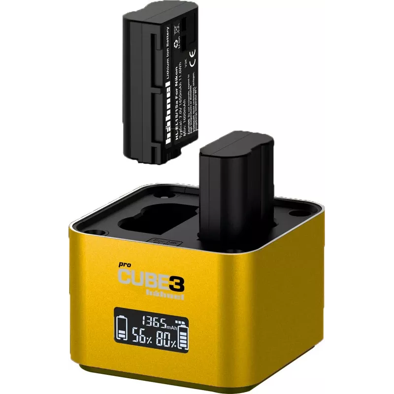 Hähnel ProCube 3 Twin caricabatterie per fotocamere Nikon (1000 577.1)