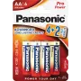 Panasonic Alkaline Power batterie AA LR6PPG/6BP confezione 4+2 gratis (6 pezzi)