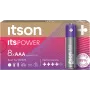 ITSON LR03IPO/8CB batterie alcaline AAA, confezione da 8, 1,5V, lunga durata