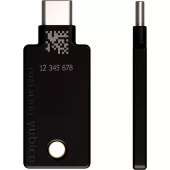 YubiKey 5C NFC chiave di sicurezza (nero/oro, confezione da 2)