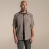 Craghoppers Kiwi II camicia da viaggio a maniche lunghe - Pebble, XXL