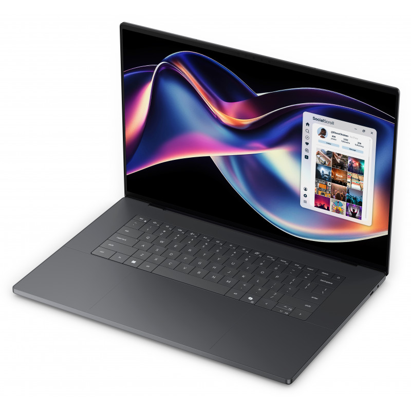 Dell XPS 16 DA16260 Laptop Touch OLED 3.2K da 16 pollici, Intel Core Ultra X7 358H, Intel Arc, 32GB RAM, 1TB SSD, Windows 11 Home