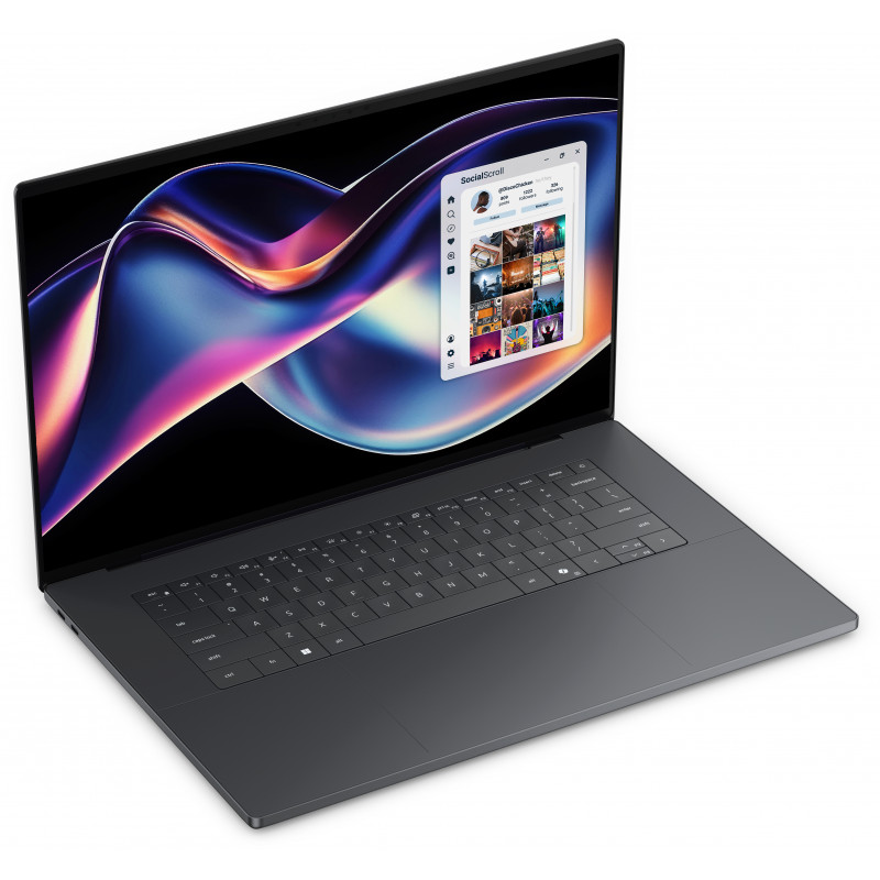Dell XPS 16 DA16260 Laptop Touch OLED 3.2K da 16 pollici, Intel Core Ultra X7 358H, Intel Arc, 32GB RAM, 1TB SSD, Windows 11 Home