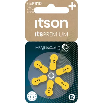 itson itsPREMIUM batteria zinco-aria per apparecchi acustici PR10IT/6RM (PR230(10)IT/6RM)