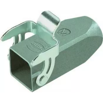 HARTING Han M20 custodia di accoppiamento, filettatura M20, alluminio pressofuso, IP65/IP67, grigio polvere