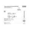 Maschio per filettare a macchina per filettatura metrica fine M22 x 1,5 mm, HSS, DIN 2181, 6H, scanalature dritte, taglio destrorso, NGMM/1