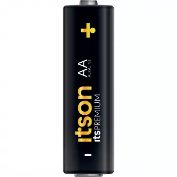 Batteria alcalina AA itson itsPREMIUM, confezione da 4 (LR6IPR/4CP)