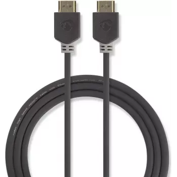 Nedis cavo HDMI High Speed con Ethernet 4K@60Hz 18 Gbps 7,5 m antracite