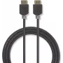 Nedis cavo HDMI High Speed con Ethernet 4K@60Hz 18 Gbps 7,5 m antracite