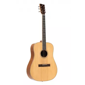 Stagg SA45 D-LW chitarra acustica dreadnought – tavola in abete naturale con fondo e fasce in tiglio