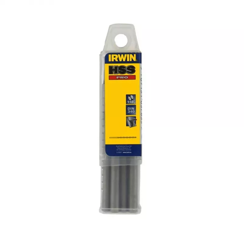 IRWIN punte per metallo lunghe 12,0 x 205 mm (5 pezzi)