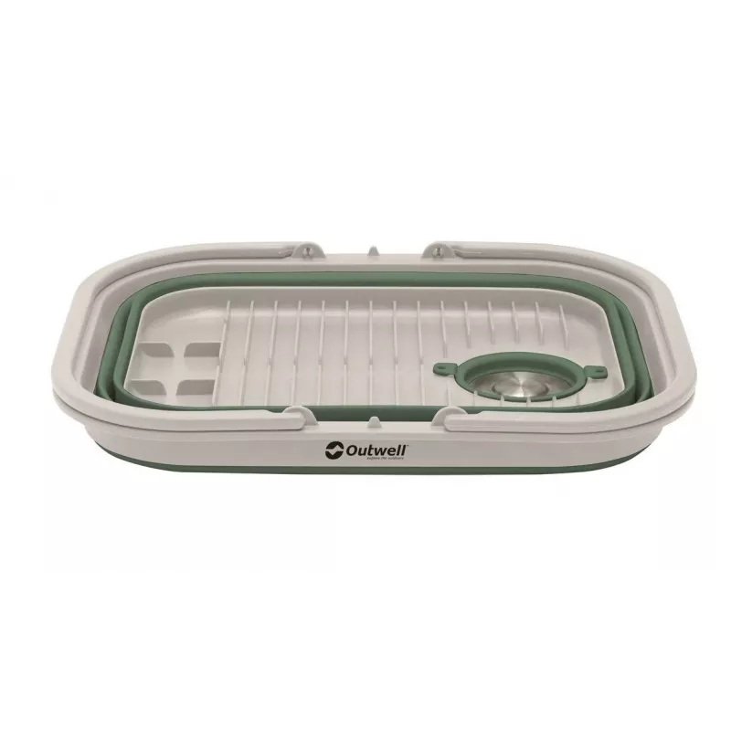 Outwell 651131 serbatoio d'acqua pieghevole da campeggio 10L con rubinetto - blu/grigio