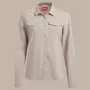 Craghoppers NosiLife Pro LS Shirt III camicia da viaggio donna - Soft Mushroom, XS