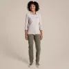 Craghoppers NosiLife Pro LS Shirt III camicia da viaggio donna - Soft Mushroom, XS