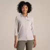 Craghoppers NosiLife Pro LS Shirt III camicia da viaggio donna - Soft Mushroom, XS