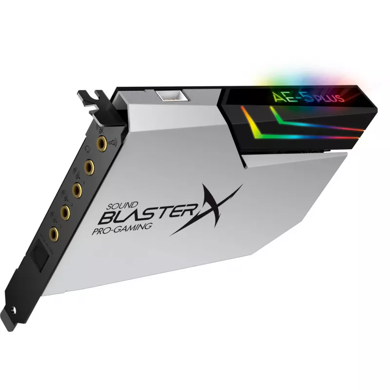 Creative Labs Sound BlasterX AE-5 Plus Pure Edition scheda audio gaming PCIe