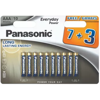Panasonic Everyday Power batterie alcaline AAA LR03 confezione da 10 blister