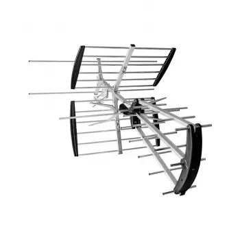 Antenna direttiva per esterni DVB-T / DVB-T2 DPM HN63NWZ con filtro LTE, 32 elementi, amplificatore integrato