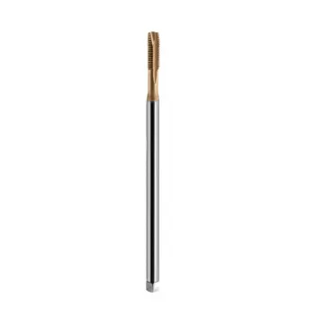 M12 DIN 376B Maschio per filettare a macchina HSSE rivestito TiN, Forma B, 6H, foro passante