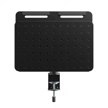 Activejet APB-006B organizer da scrivania rotante perforato con portadocumenti verticale, nero