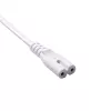 Akyga AK-RD-06A cavo di alimentazione CEE 7/16 (spina Euro) a IEC C7, 2,5 A, 1,5 m, bianco