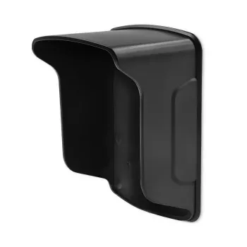 Qoltec tettoia di protezione per esterni per lucchetti a combinazione e tastiere - copertura protettiva in metallo grigio, vestibilità universale