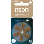 ITSON PR312(41)IT/6RM batterie zinco-aria per apparecchi acustici misura 312 (linguetta marrone) – confezione da 6