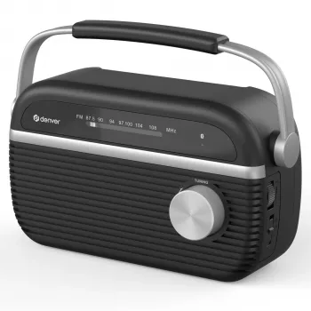 DENVER TRB-67B radiosveglia DAB+ e FM - nero