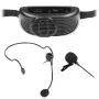 REBEL Sistema microfono karaoke portatile con Bluetooth 5.0, altoparlante 5W, effetto voce e giochi di luce LED | LEC-MIK0041