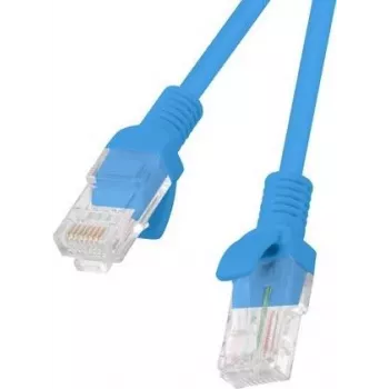 Lanberg confezione da 10 cavi patch Cat.5e UTP 2m blu Fluke Passed