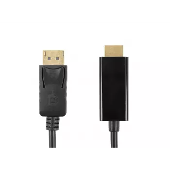 Accura cavo DisplayPort-HDMI 3,0 m 4K@60Hz 18Gbps HDCP 2.2 dorato nero