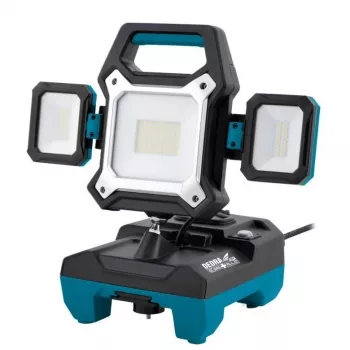 Dedra DED6907H lampada da officina LED ibrida 25W/45W 2500lm/4000lm 18V/230V IP54