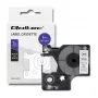Qoltec Nastro per etichette compatibile DYMO D1 40913, 9mm x 7m, bianco con stampa nera
