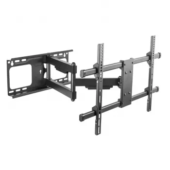 KRUGER & MATZ LEC-KM1305 Supporto TV da parete full motion per TV 37-70 pollici, orientabile, inclinabile, estensibile, 40 kg, nero