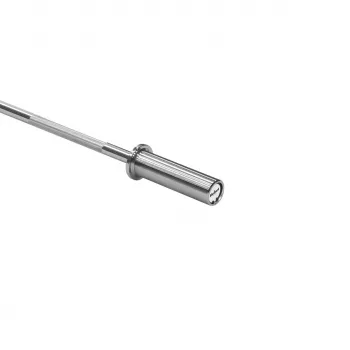 Bilanciere olimpico con cuscinetti, 120cm, 9kg, acciaio cromato, manicotti rotanti, carico max 150kg