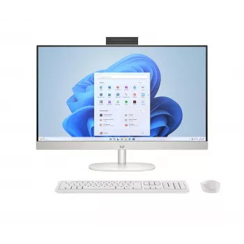HP All-in-One 27 - Intel Core Ultra 5 125U | 27 pollici Full HD IPS | 16GB DDR5 | 512GB SSD | Windows 11 Home | bianco