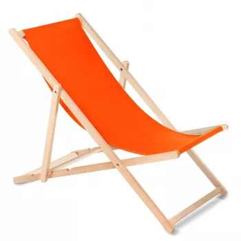 Sdraio classico in legno di faggio GreenBlue GB183 Arancione