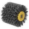 DEDRA DED79334G Spazzola abrasiva in nylon per satinatrici e lucidatrici, 120 x 100 mm, grana 400