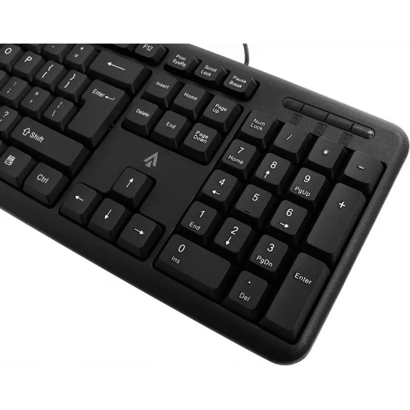 Accura Vista ACC-K1411 Tastiera cablata a grandezza naturale, USB, QWERTY, nero