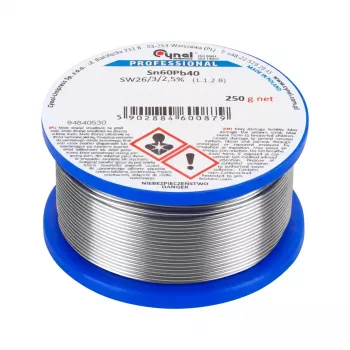CYNEL FILO DI STAGNO 2,0 mm 250 g Sn60Pb40 stagno per saldatura al piombo