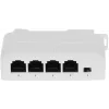 DELTA SPT-POE/3-POE-DIN-E switch/extender PoE a 4 porte per guida DIN, 3x uscita PoE 30W, 10/100 Mbps, unmanaged, da -40 a 75°C