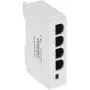 DELTA SPT-POE/3-POE-DIN-E switch/extender PoE a 4 porte per guida DIN, 3x uscita PoE 30W, 10/100 Mbps, unmanaged, da -40 a 75°C