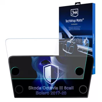 3MK PROTECTION Skoda Octavia III Bolero (2017-2020) TechWrap pellicola protettiva opaca per display della consolle centrale