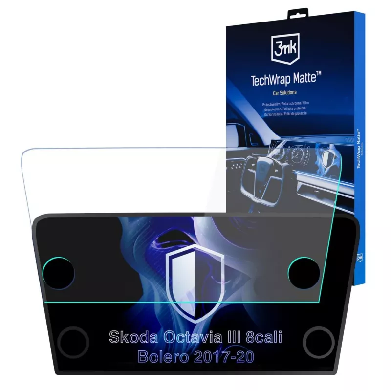 3MK PROTECTION Skoda Octavia III Bolero (2017-2020) TechWrap pellicola protettiva opaca per display della consolle centrale