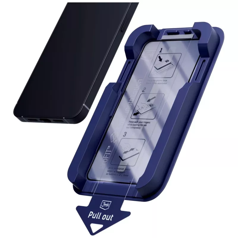 3MK Hardglass Max Privacy vetro temperato protezione display con cornice EasyApp per Samsung Galaxy S24/S25